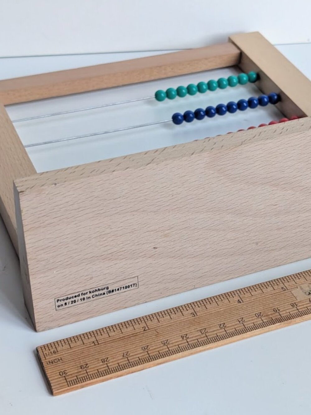 A-Montessori Small Bead Frame Wooden Math Abacus Educational Learning Toy - Picture 6 of 16